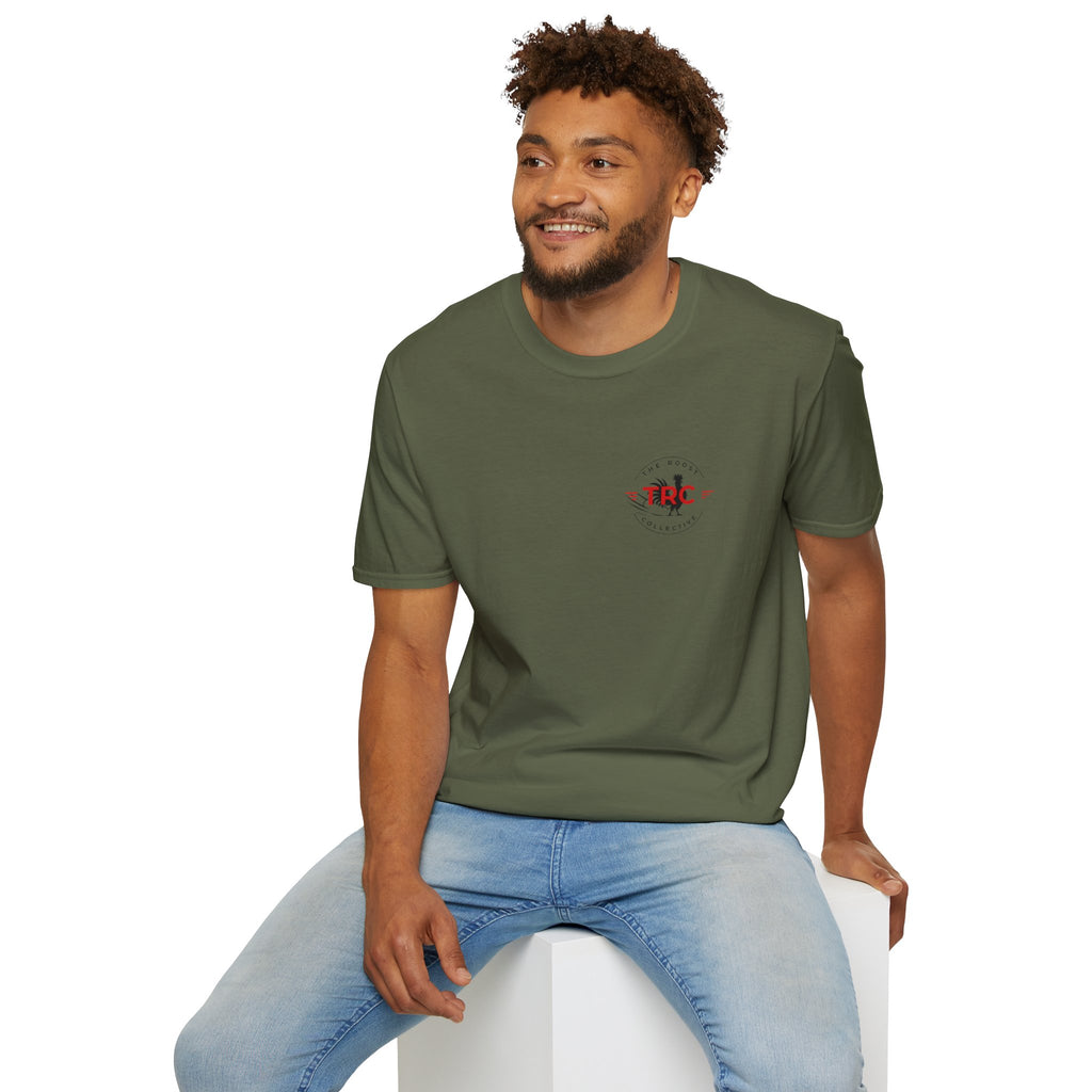 Minimalist 'RLC' Logo T-Shirt — Small Chest Badge Graphic Tee