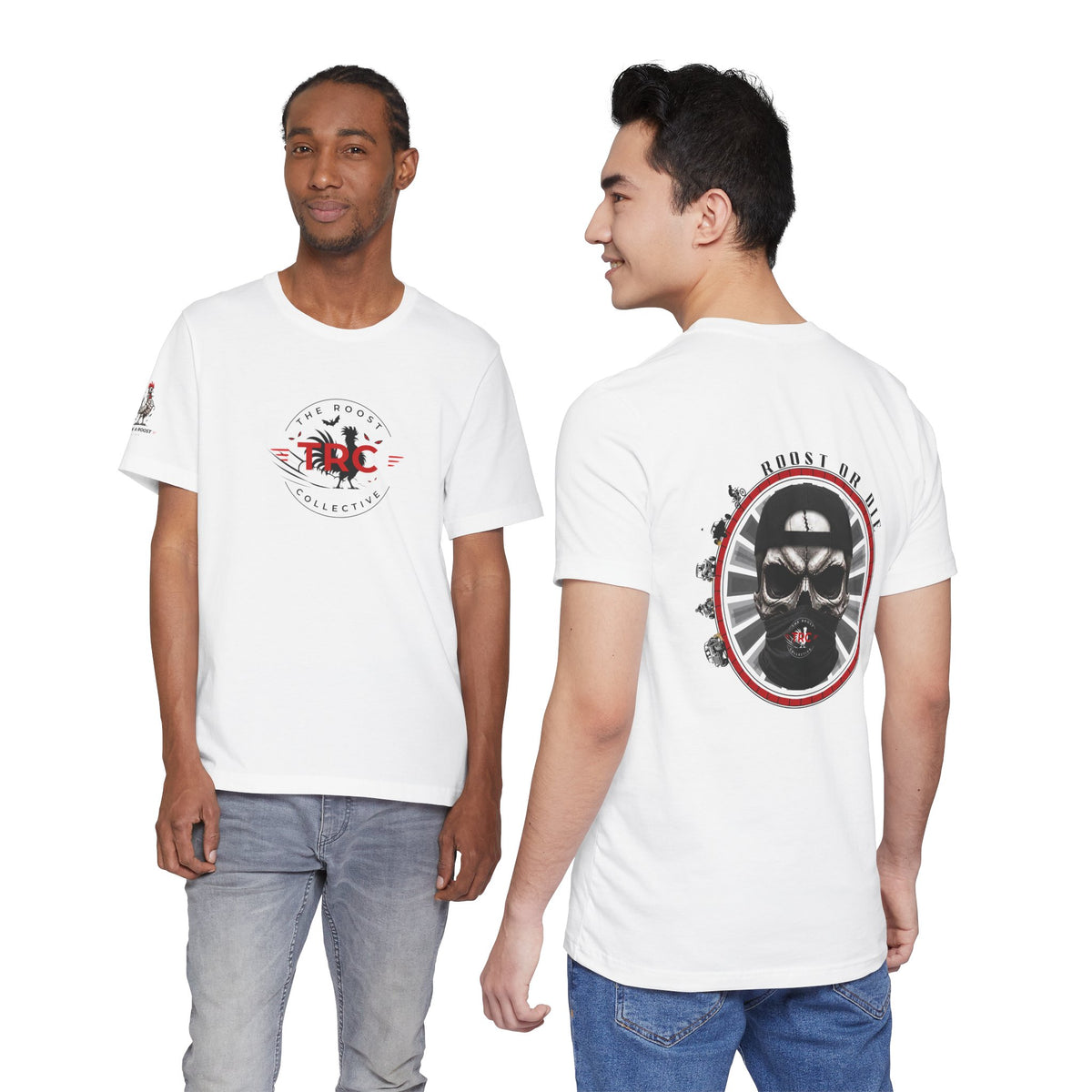 Roost Collective Skull Logo Tee — "Roost or Ride" Graphic T‑Shirt