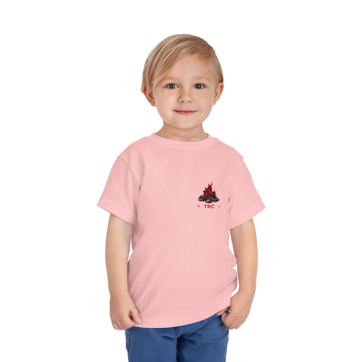 Toddler Tee — Family Camping Campfire Silhouette | Outdoor Adventure Kids Shirt