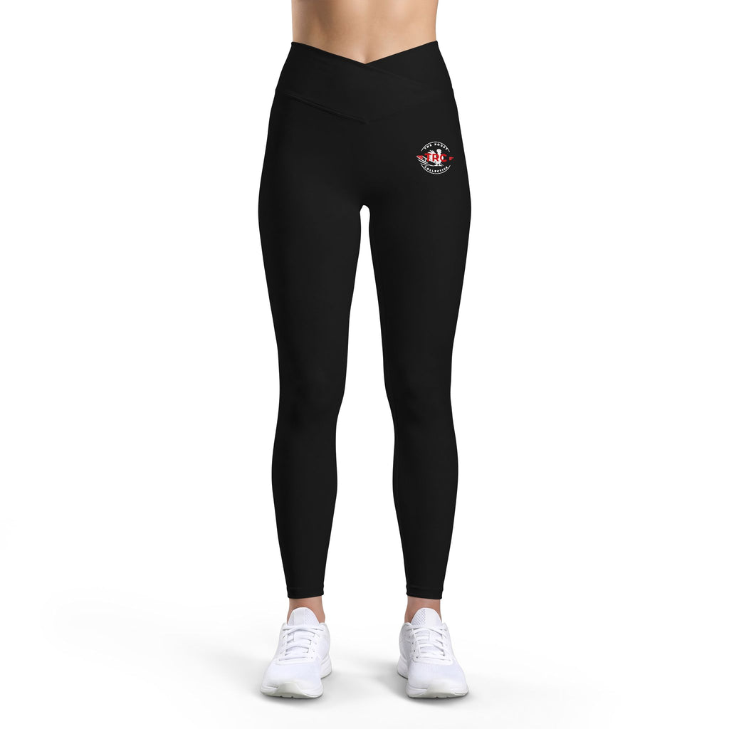 Luxe Women’s Leggings — Vintage Kiss Logo High-Waist Activewear