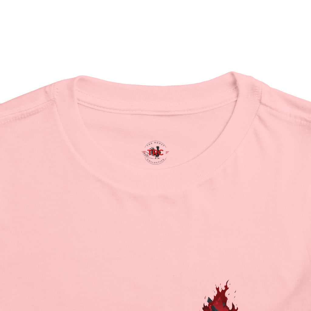 Toddler Tee — Family Camping Campfire Silhouette | Outdoor Adventure Kids Shirt