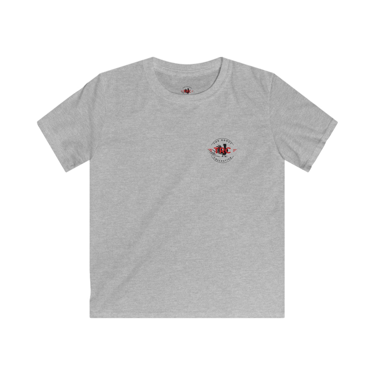 Kids Tee – 'Excel Hard or Go Home' Rooster Motivational Graphic