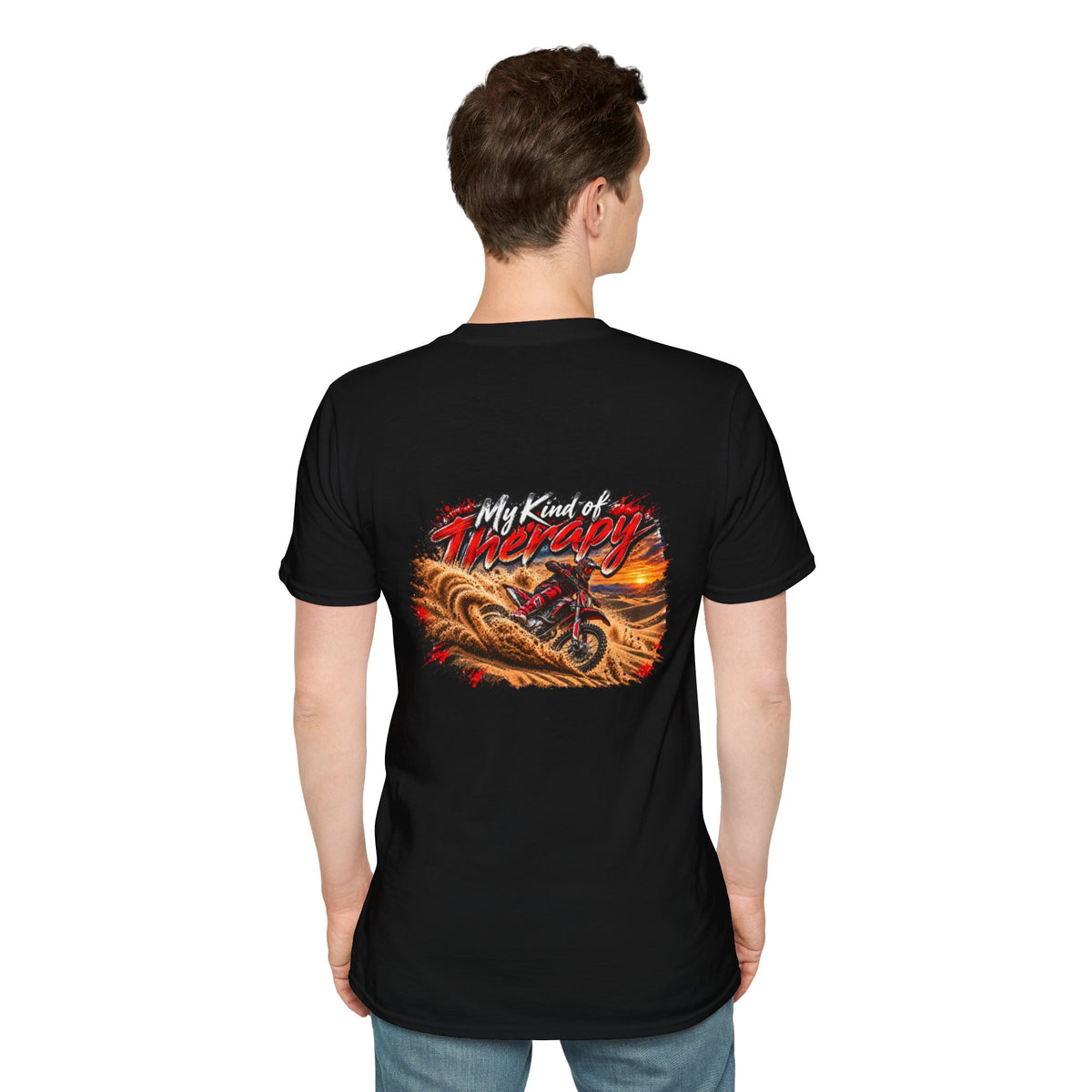 My Kind of Therapy Motorcycle Graphic T-Shirt