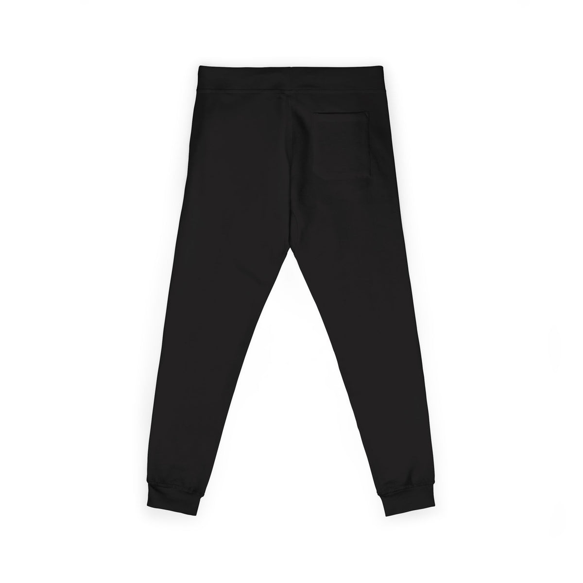 Embroidered Lion Crest Sweatpants — Navy Fleece Joggers