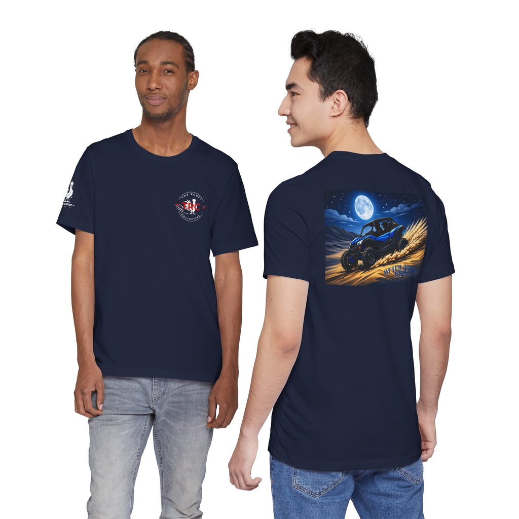 T-Shirt — "Moonlight Dune Run" Off-Road Buggy Graphic Tee