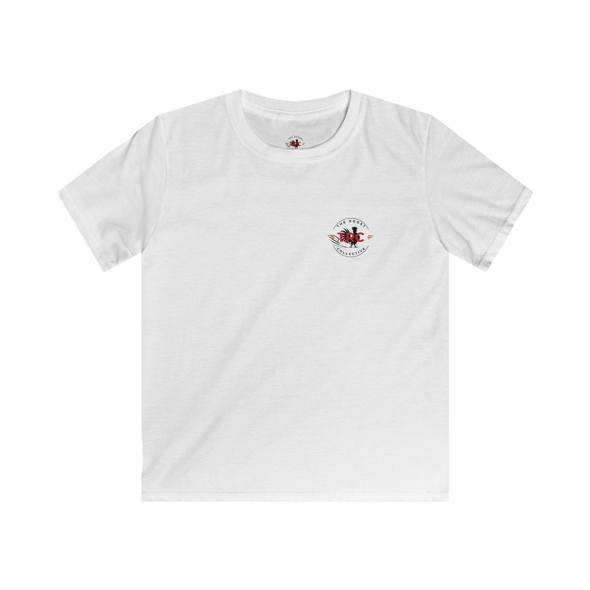 Kids Tee – 'Excel Hard or Go Home' Rooster Motivational Graphic