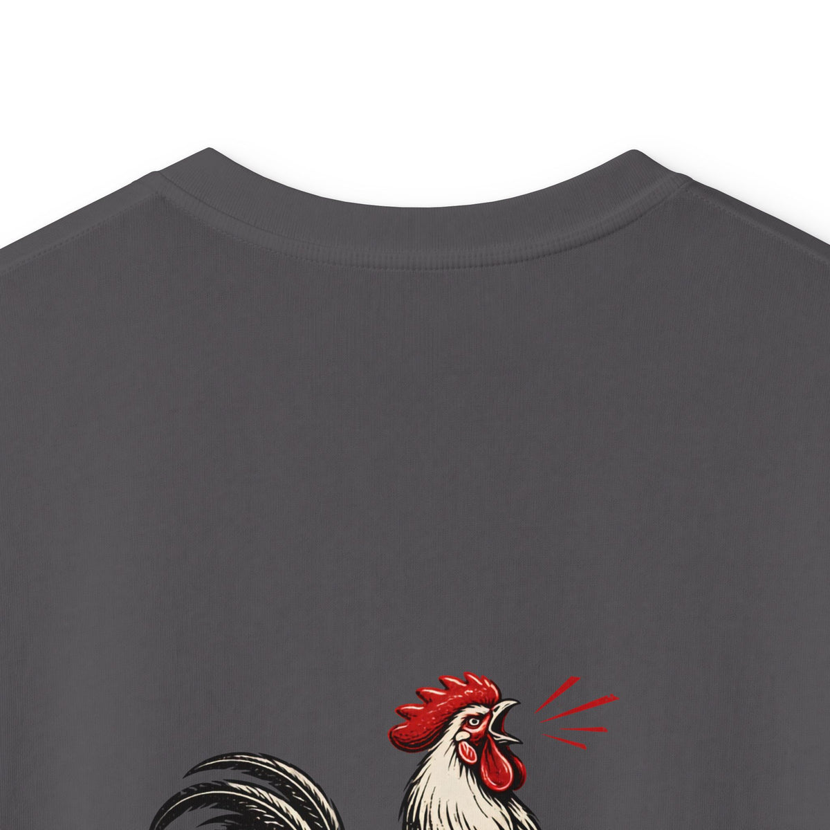 Kids Tee – 'Excel Hard or Go Home' Rooster Motivational Graphic