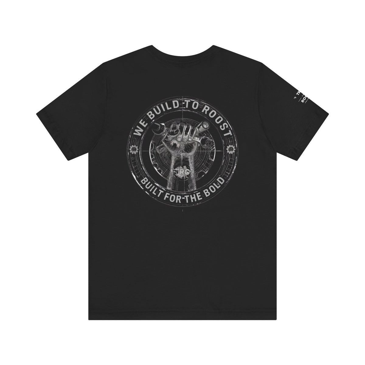 Roost Racing Tee — "We Build to Roost, Built for the Bold" Graphic T-Shirt