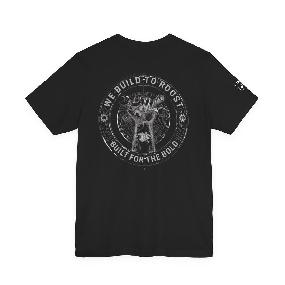 Roost Racing Tee — "We Build to Roost, Built for the Bold" Graphic T-Shirt