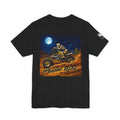 ATV Skeleton Night Rider T‑Shirt — Hollow Dust Desert Off‑Road Tee