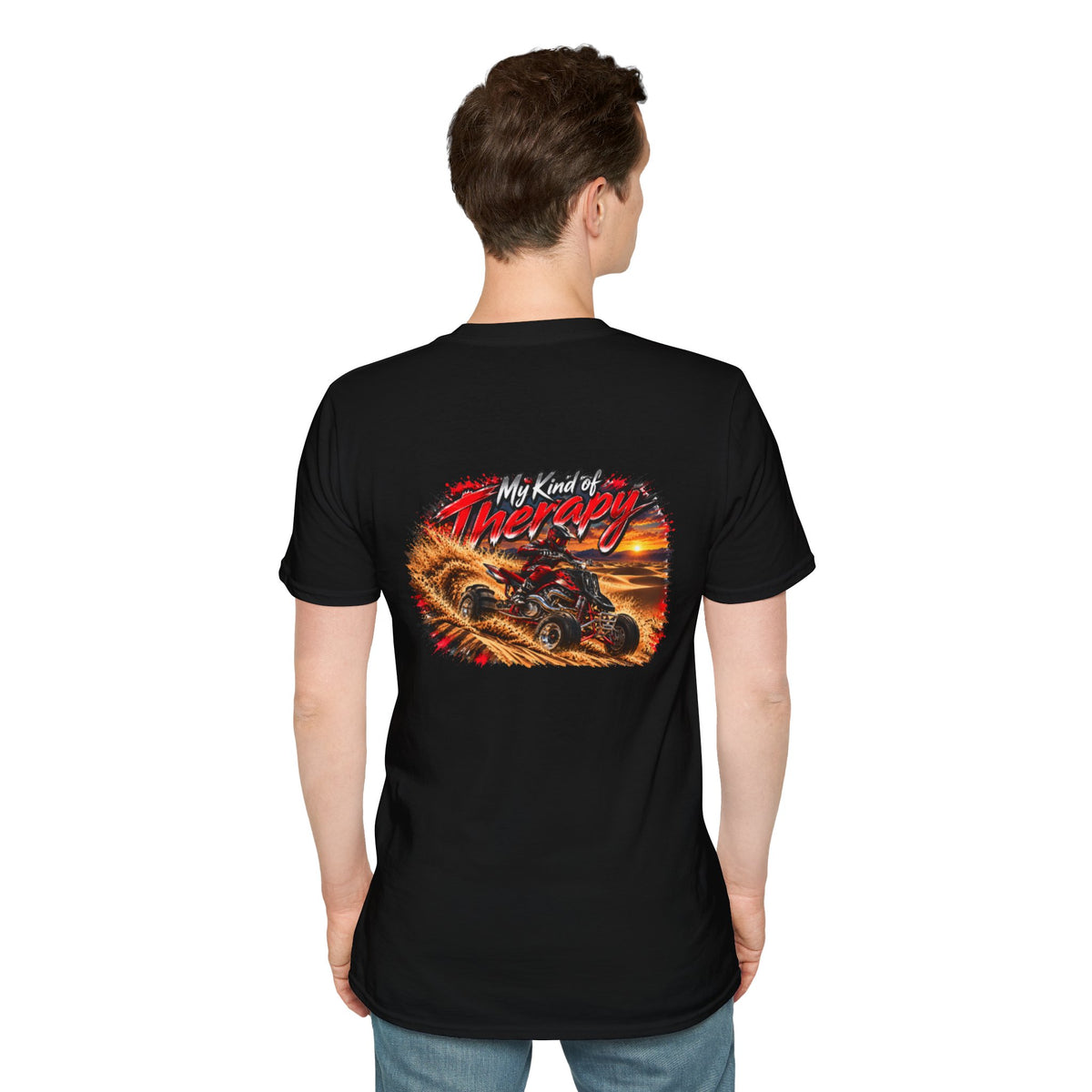 My Kind of Therapy Motorcycle Graphic T-Shirt