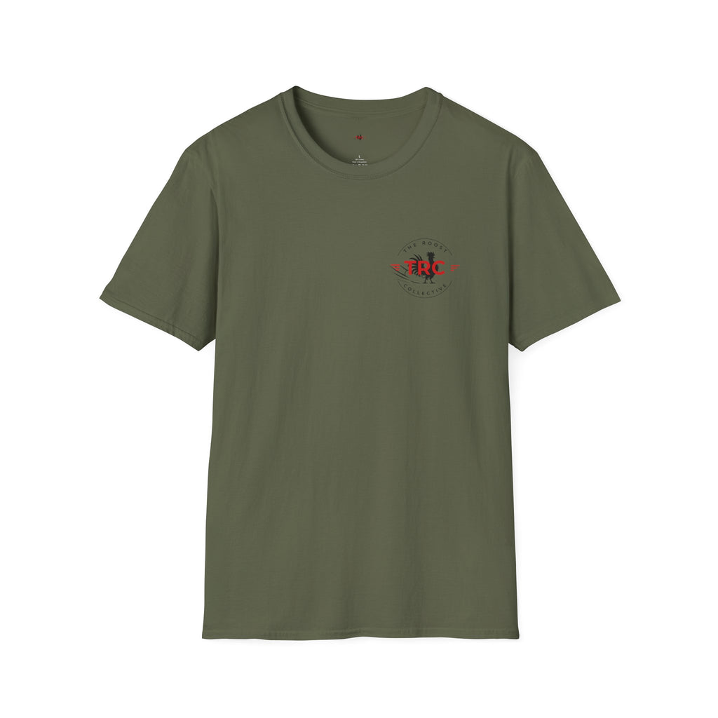 Minimalist 'RLC' Logo T-Shirt — Small Chest Badge Graphic Tee