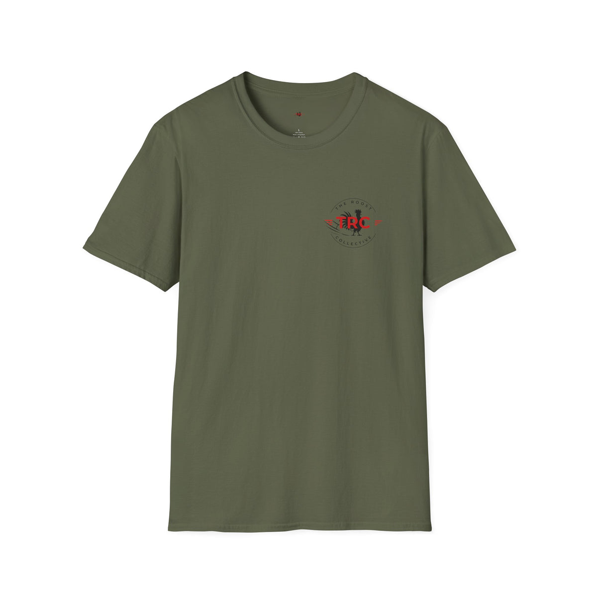 Minimalist 'RLC' Logo T-Shirt — Small Chest Badge Graphic Tee