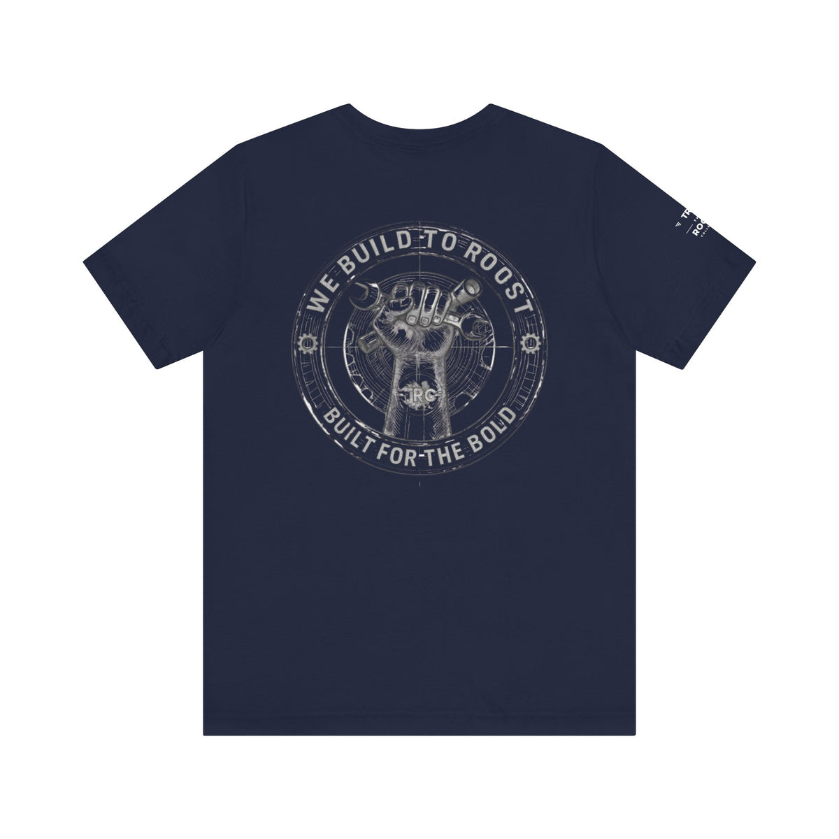 Roost Racing Tee — "We Build to Roost, Built for the Bold" Graphic T-Shirt