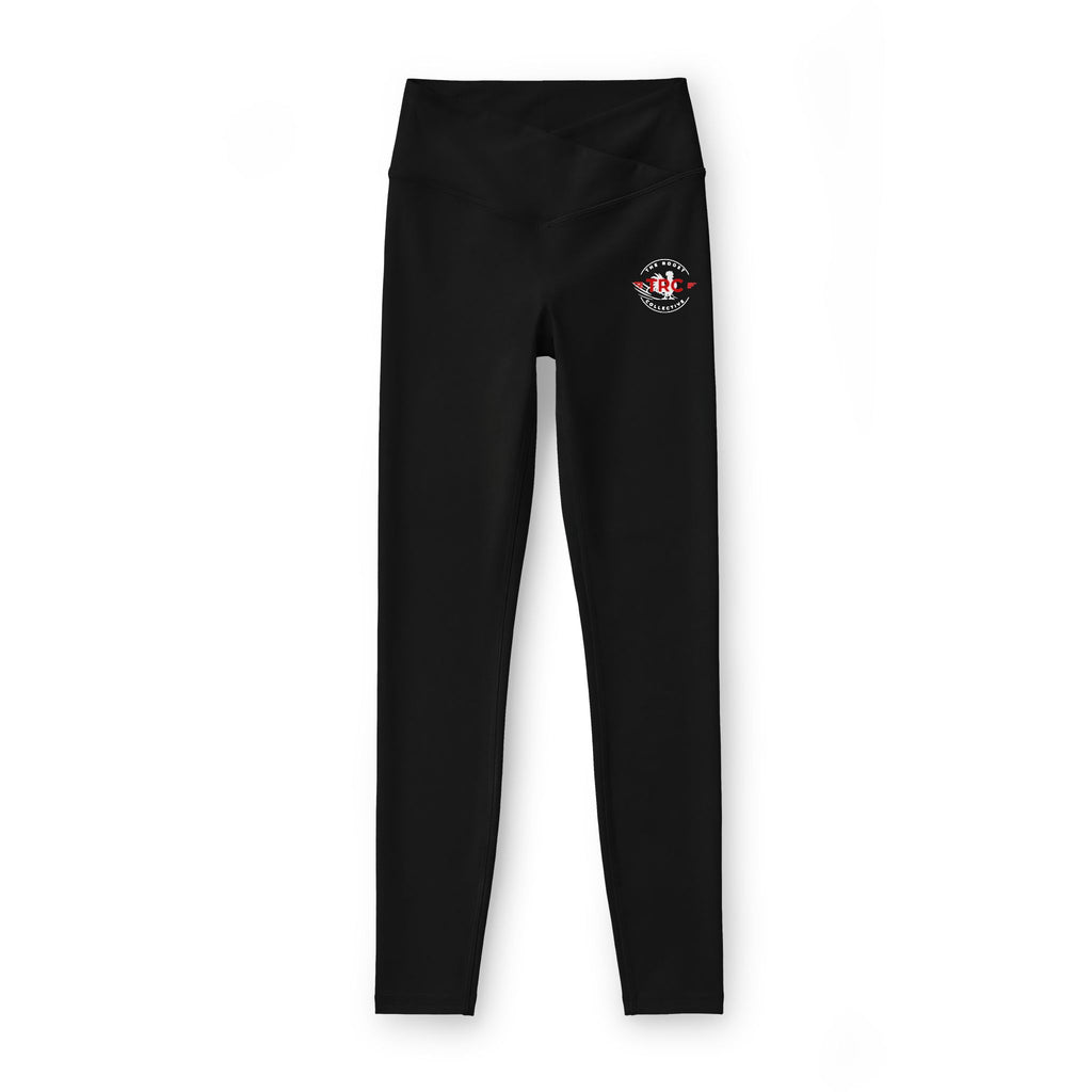 Luxe Women’s Leggings — Vintage Kiss Logo High-Waist Activewear