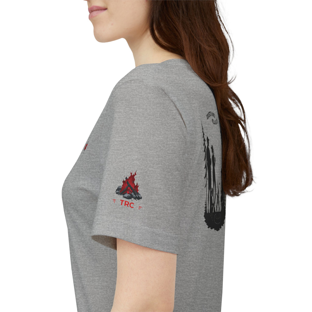 Camping Crew Graphic Tee — "Roosted Happy, Relax Easy" Outdoor Family T-Shirt
