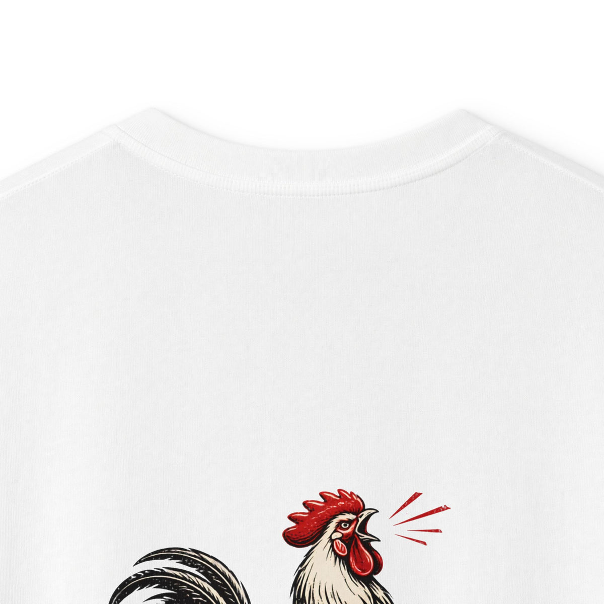 Kids Tee – 'Excel Hard or Go Home' Rooster Motivational Graphic