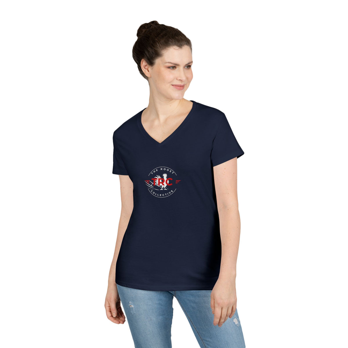 Vintage RC Beetle V-Neck Tee — Night Desert Racing Graphic