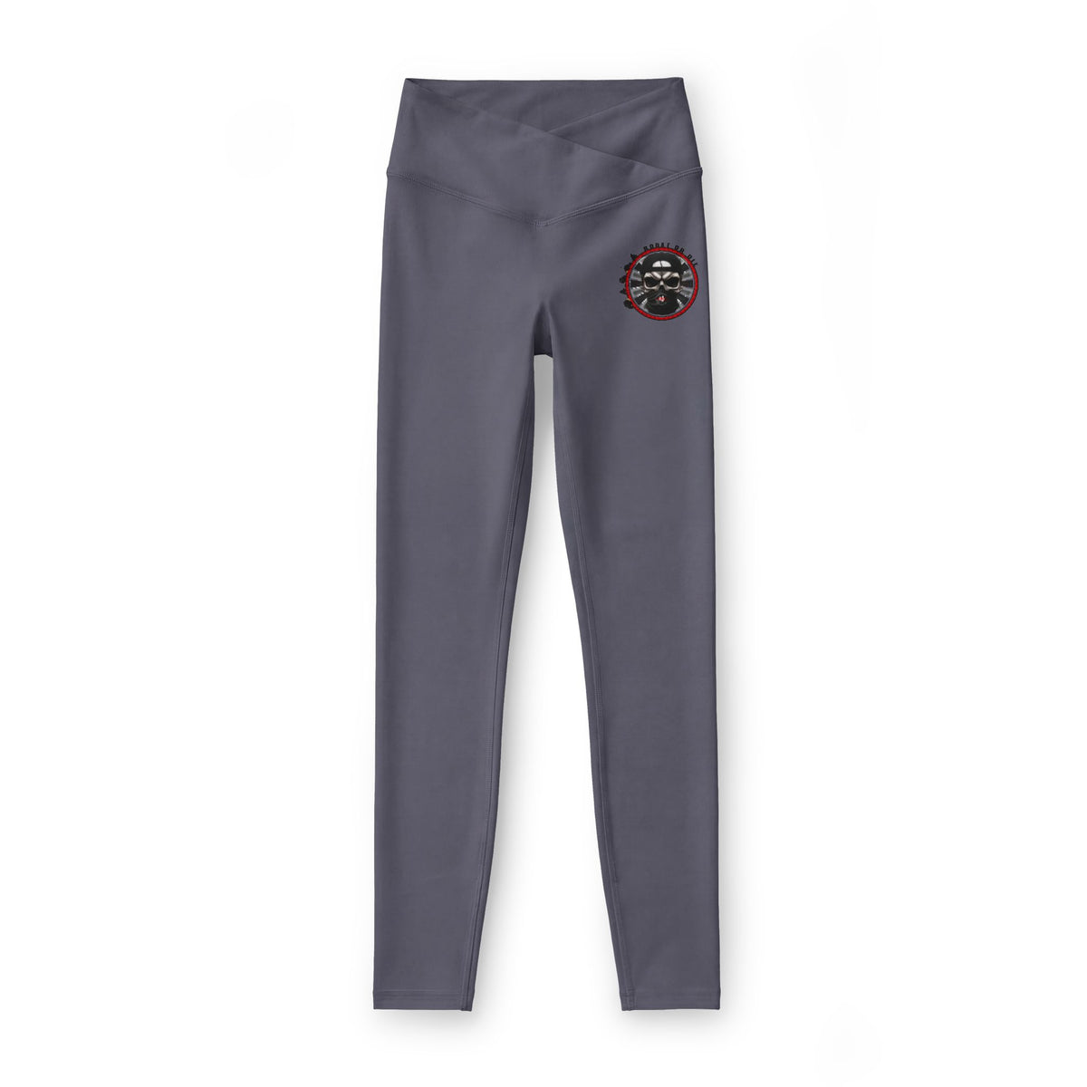 Luxe Women’s Leggings — Vintage Kiss Logo High-Waist Activewear