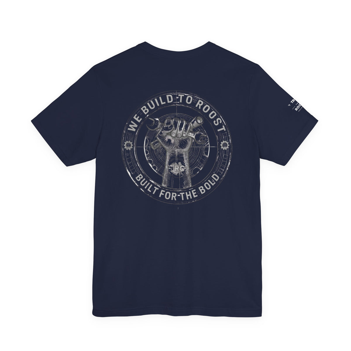 Roost Racing Tee — "We Build to Roost, Built for the Bold" Graphic T-Shirt